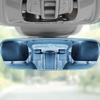 Automotive Frameless Interior Mirror with Wide Angle Curved Surfaces & Scratch Resistant Glass Coating for Vehicles
