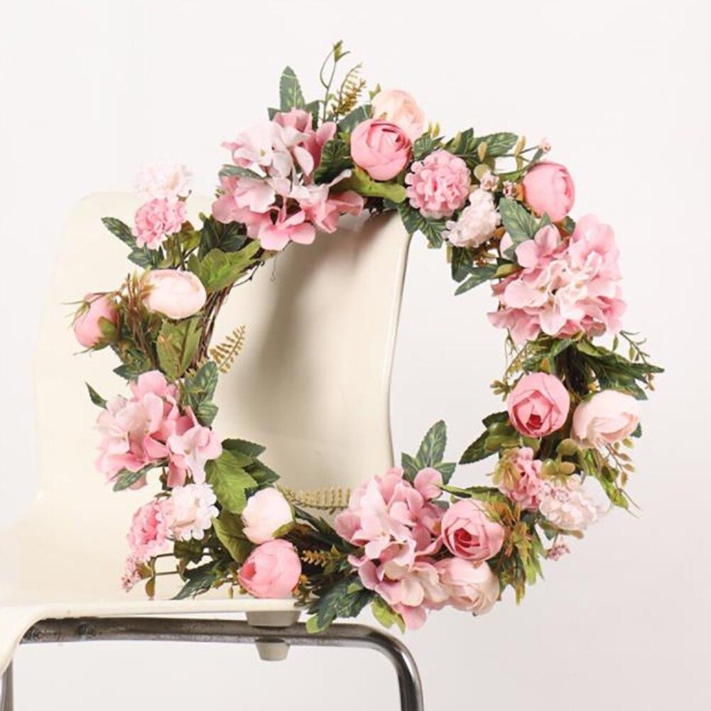 Door Wreath Wedding All Season Artificial Hydrangea for Home Office