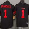 Mens Rugby Jersey Black San Diego Chargers Style Team Uniform Embroidered PEARSALL Cotton Blend