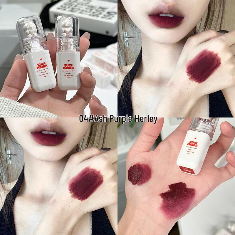 

Susie Meida Dreamy Velvet Lip Glaze - Стойкая, Отбеливающая Матовая Помада Нюдового Оттенка. 2.5g