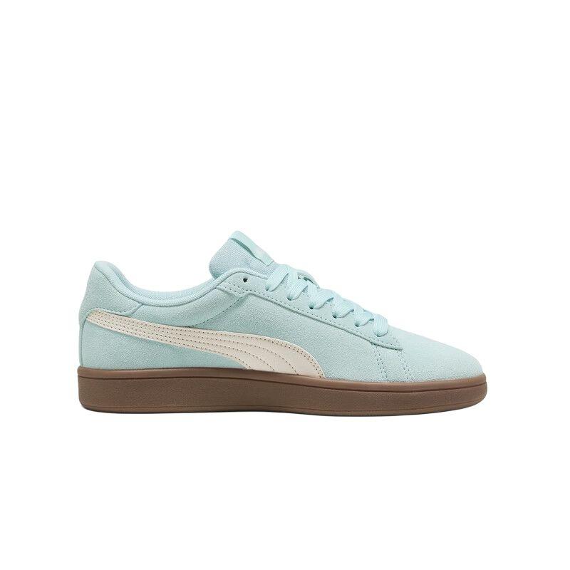 PUMA Smash Split Cow Leather, Artificial Leather Slip Resistant Low top Skateboard Shoes Unisex Blue White Brown 390984-29