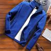Men's Jacket Men's Autumn and Winter Casual Fleece Jacket Men's Fattened Plus Size Fleece Clothes Cardigan Lamb Fleece Sweater