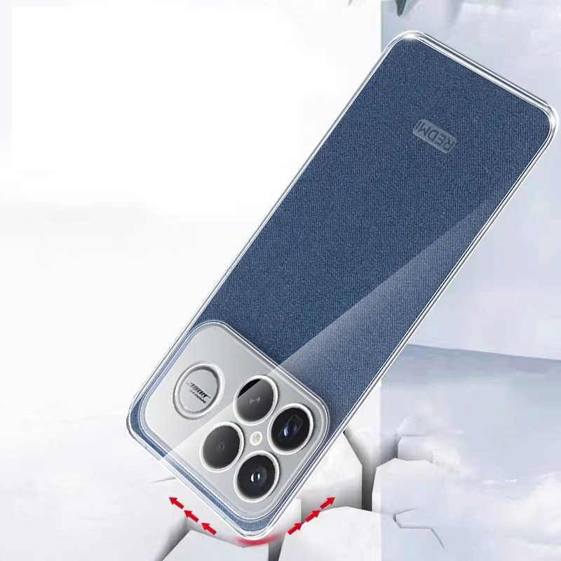 Wysokiej Jakości Ultracienkie Przezroczyste Miękkie Etui TPU na Telefon dla Xiaomi POCO F8 Pro F8 Ultra Ochrona Aparatu Odporne na Upadki Wstrząsoodporne Pokrowiec Funda