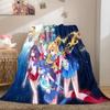 Japanese anime cute cartoon theme Sailor Moon Tsukino Usagi blanket suitable for home beds, sofa covers, office nap, outdoor warm blankets O6