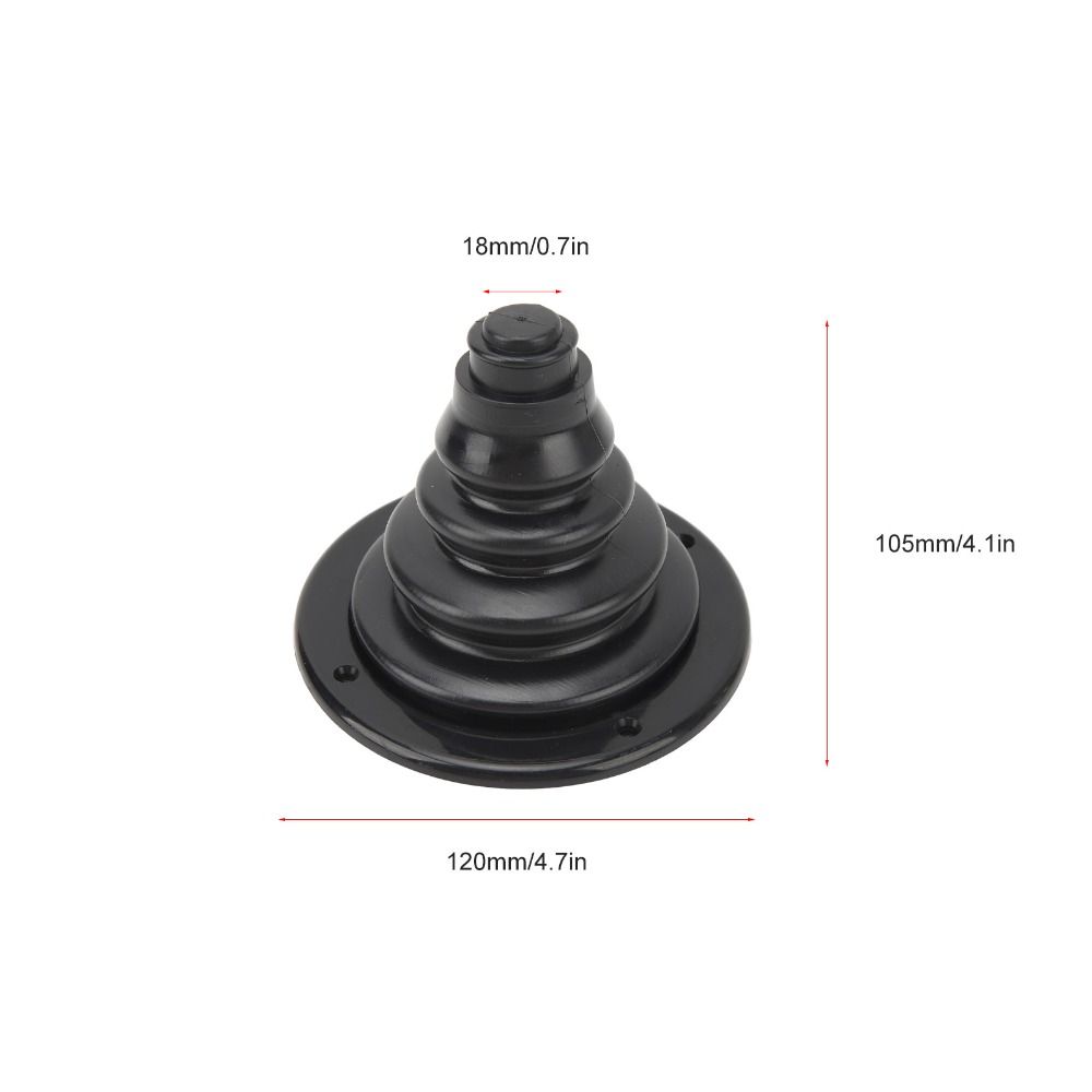 Cover 105mm Rigging Cable Boot Black Cable Pass Through Boat Engine Cable Boot Silicone Steering Wires Holder Yacht Use