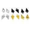 20Pcs Triangle Charms Pendant for Earrings Bracelet Necklace Jewelry Making Stainless Steel Pendants DIY Handmade Accessories