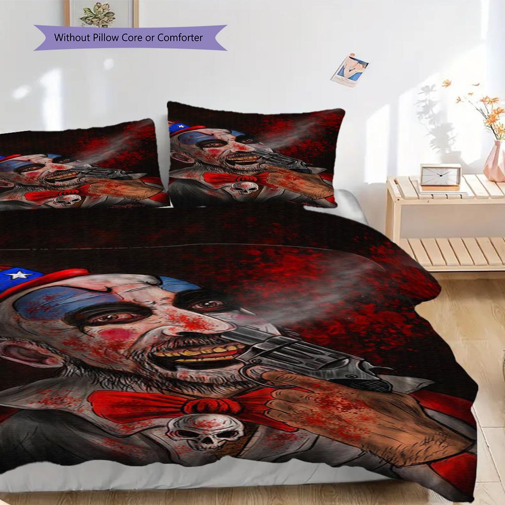 Zombie Art Set Bedding 1 Duvet Cover 2 Pillowcase Without Core Bedding Set Duvet Cover And Pillowcase Soft And Comfortable Bedding