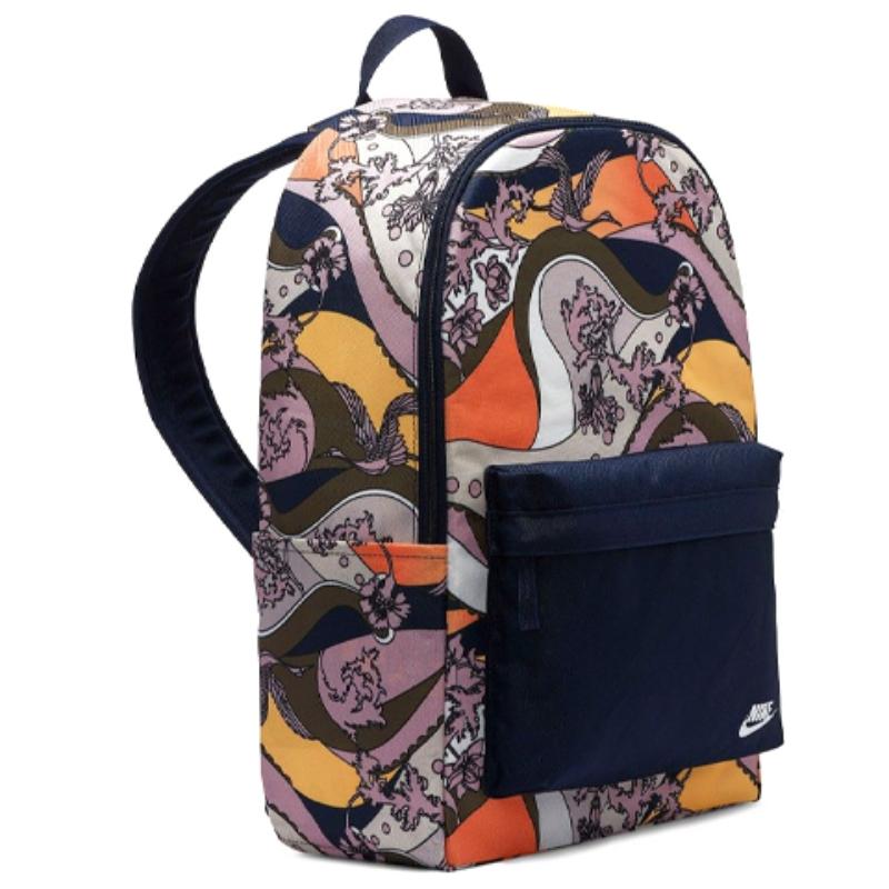 Nike Heritage Polyester Backpack Regular Unisex Multicolor Casual CK5731-451