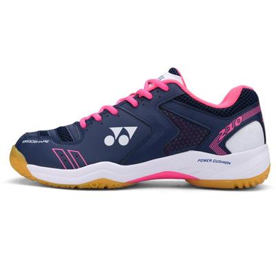 Power Cushion 210Cr Low-Top Badmintonschoenen Unisex Schoenen Marineblauw Roze SHB210CR-675