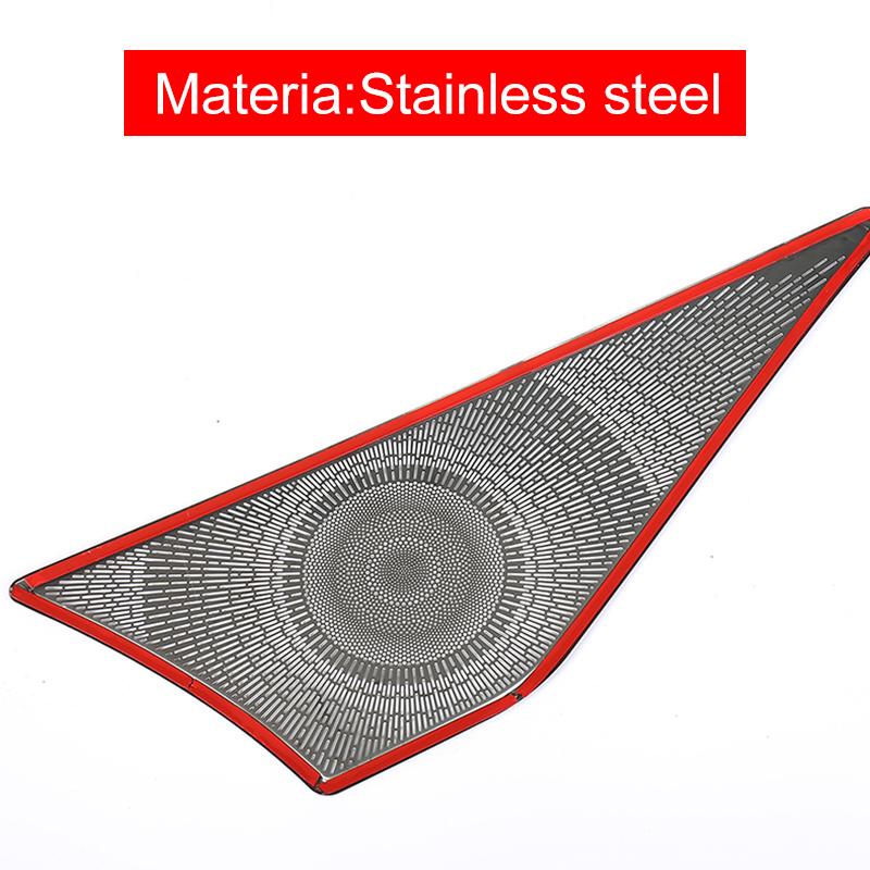 Carbon Stainless Car Door A Column Audio Speaker Horn 3d Trim 3d Trim For Haval H6 3rd Gen 2024 Gt Dht Phev