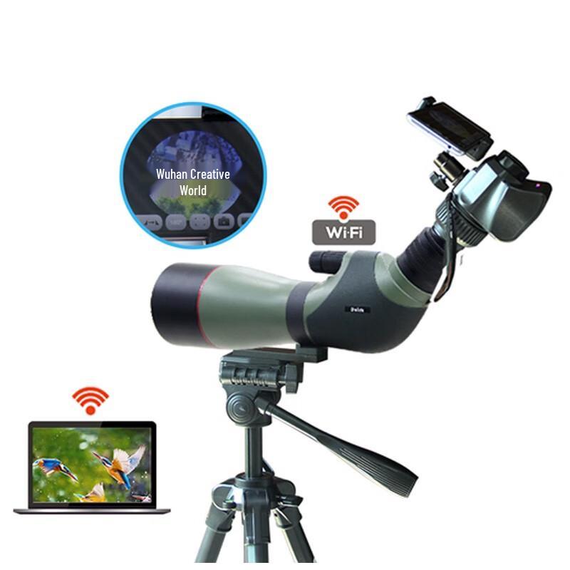 Onika 20-60x82ED Spotting Scope with WiFi Camera