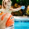 Reusable Water Splash Balls Puffer Fish Bath Toys Suction Absorbent Floating Ball For Toddlers Swimming Pool Party Game