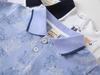 2026 Trendy Boys' Full Print Short Sleeve Polo Shirt for Summer