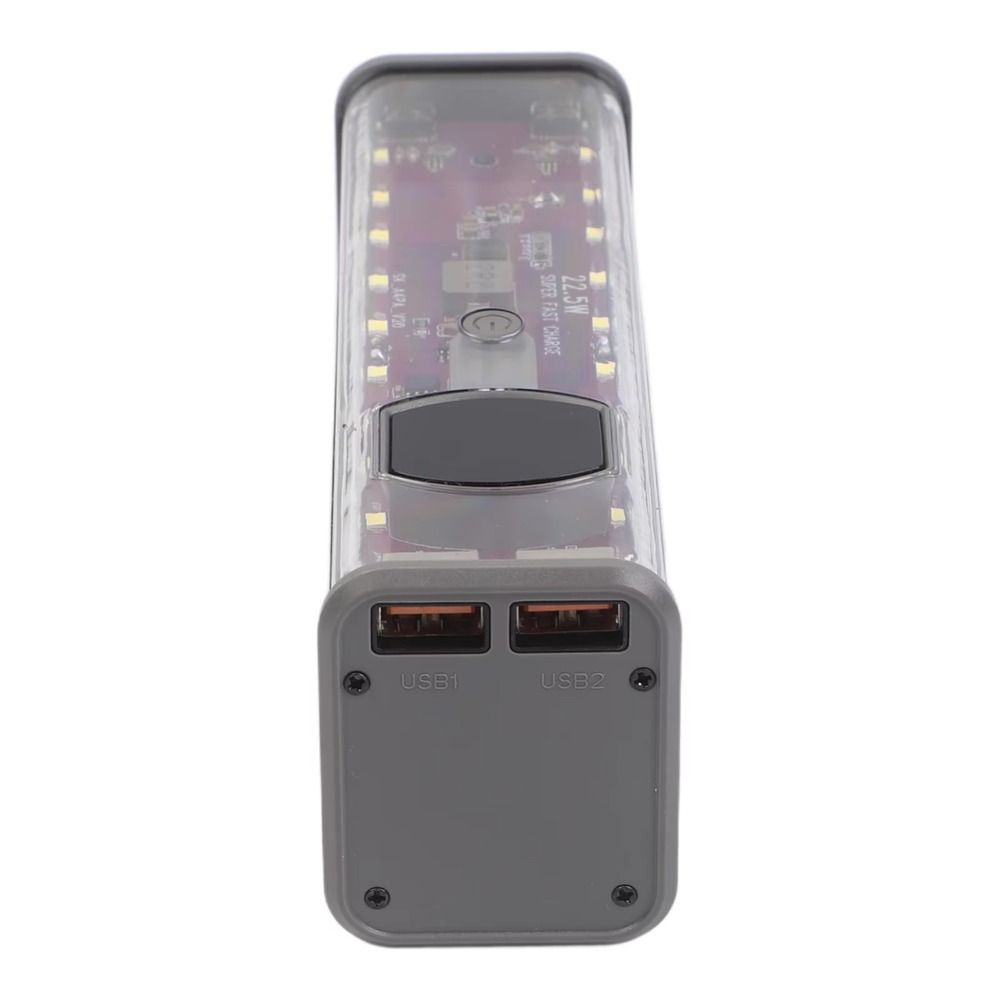 Caja Transparente para Power Bank Carga Rápida Kit de Power Bank de Carga Rápida Portátil