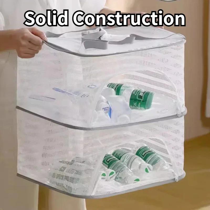 1-4 Warstwowa Wisząca Siatka do Suszenia Składane Siatki do Suszenia Ubrań Odporna na Muchy Wiatroodporna Susząca Siatka Uchwyt na Jedzenie Warzywa Ryby Owoce Zioła