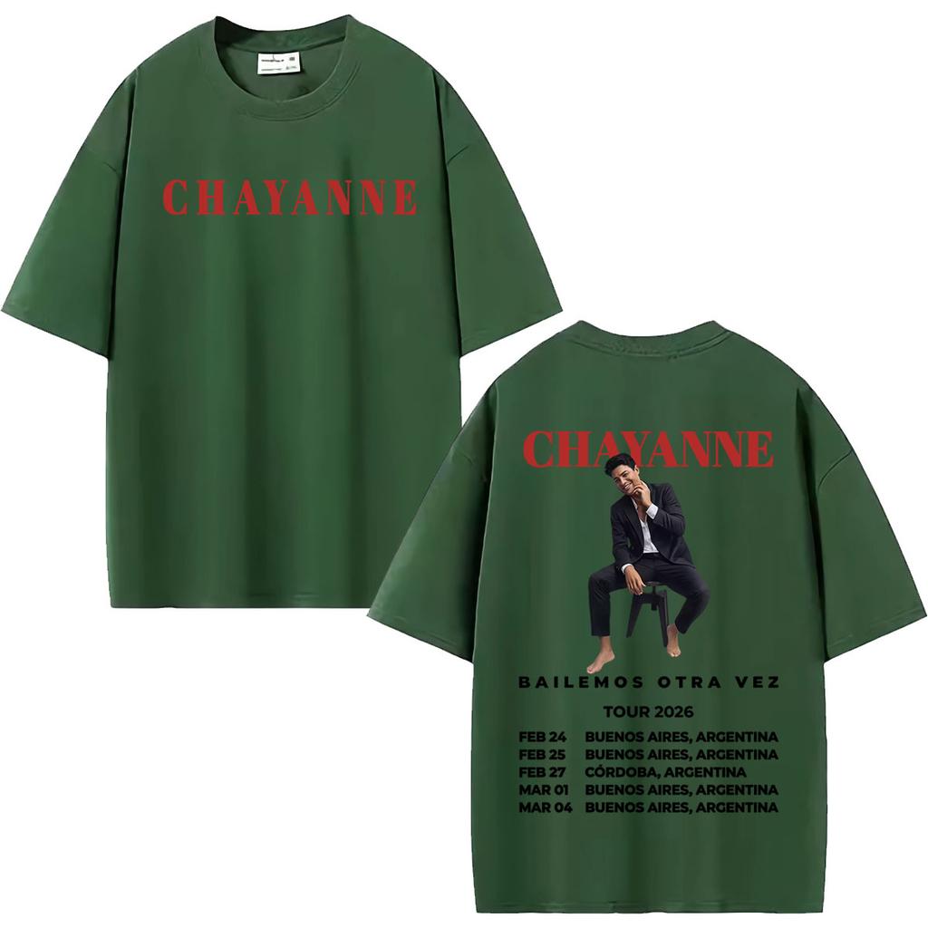Chayanne Bailemos Otra Vez Tour 2026 Concert T-shirtsUnisex Fashion Casual Short Sleeve T Shirt Hip Hop Style Oversized Tees