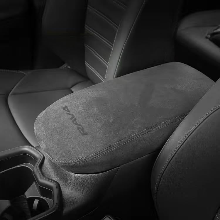 

крышка подлокотника для новой Toyota RAV4 RAV4 PHV XA50 консоль центральной консоли кожаная на заказ устойчивая к пятнам и царапинам цвет темно-меховой с черным