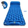 Inflatable TPU Camping Mat with Foot Pump - Portable & Foldable for Outdoor, Beach, or Picnic Use.