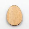 100Pcs Unfinished Egg Shape Lime Wood Craft Cutouts for DIY Signs Tags Christmas Ornaments Nursery Wall Mount Decoration