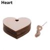 Pendant Decorations DIY Craft Christmas Decor Wood Hanging Tree Ornaments Snowman Snowflake Elk