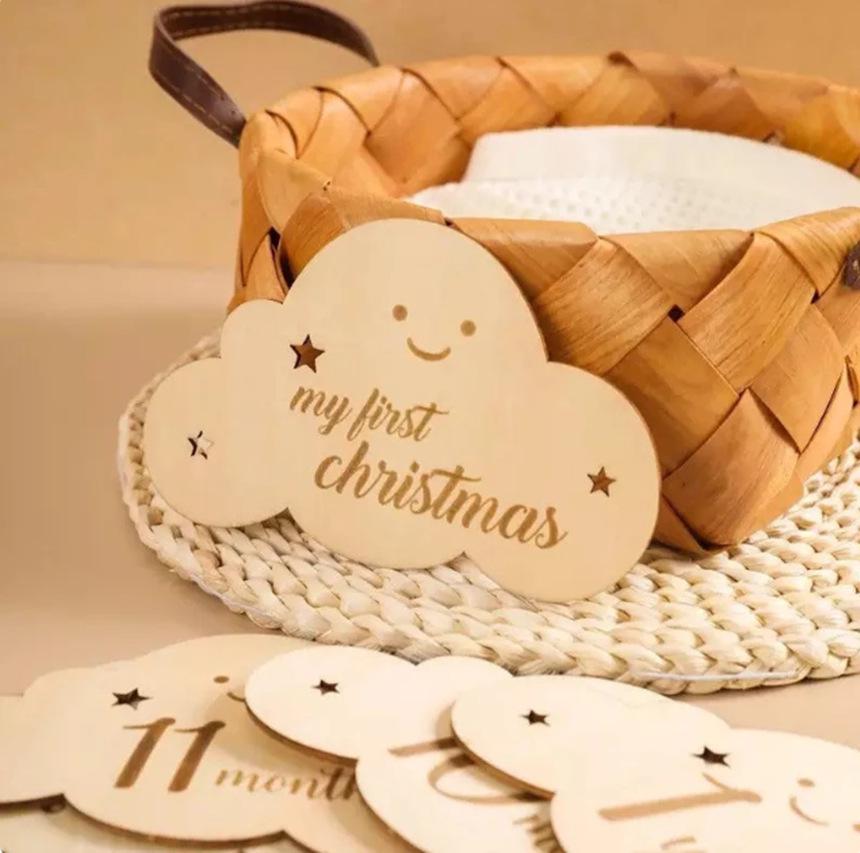 Spot Baby Milestone Calendar: Children's Room Decor & Photo Props for 100-Day Celebrations