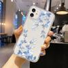 Flower Phone Case For For Iphone 17 Case For Iphone 1 13 14 11 12 16 Pro Max 7 8 Plus 12 13 Mini XR SE Soft Silicone Transparent Cover