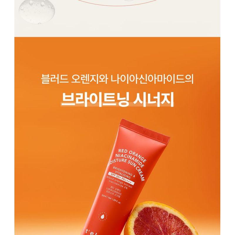 Realbarrier - T'else Red Orange Niacinamide Moisture Sun Cream