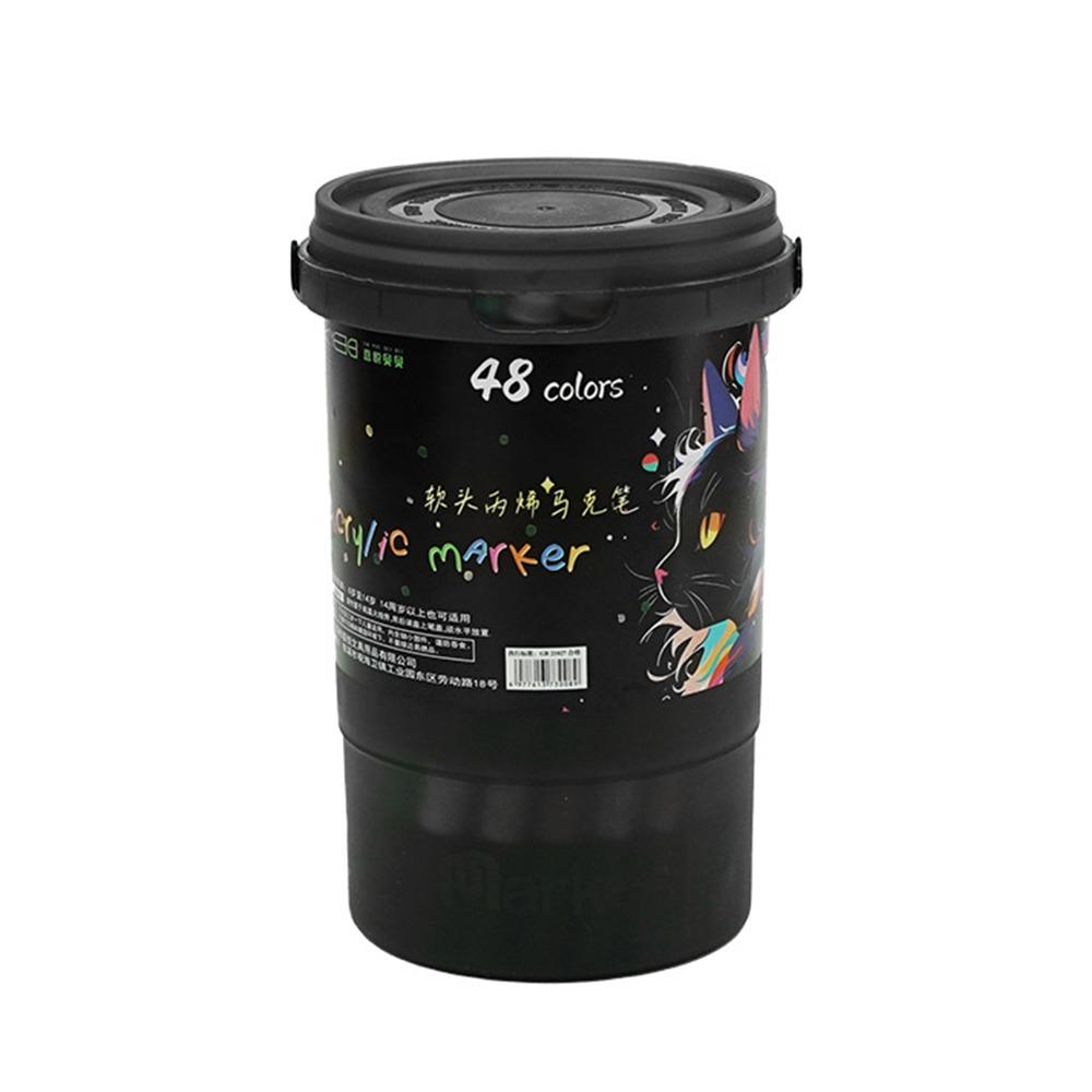 Non-toxic Acrylic Marker Pen Multiple Colors Soft Headed Marker Kindergarten Painting