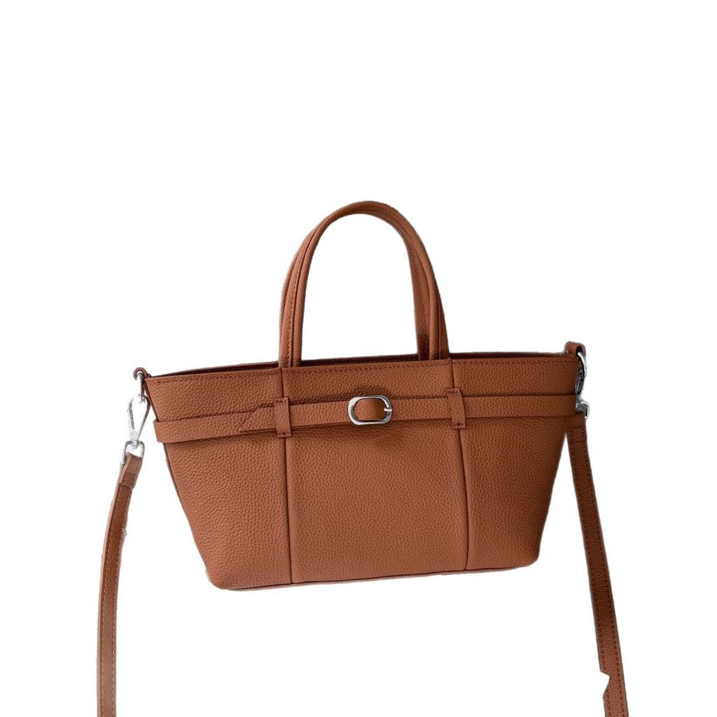 Torba damska na ramię ze skóry bydlęcej, o dużej pojemności, listonoszka, modna damska, prosta, praktyczna, pojemna, z miękkiej skóry