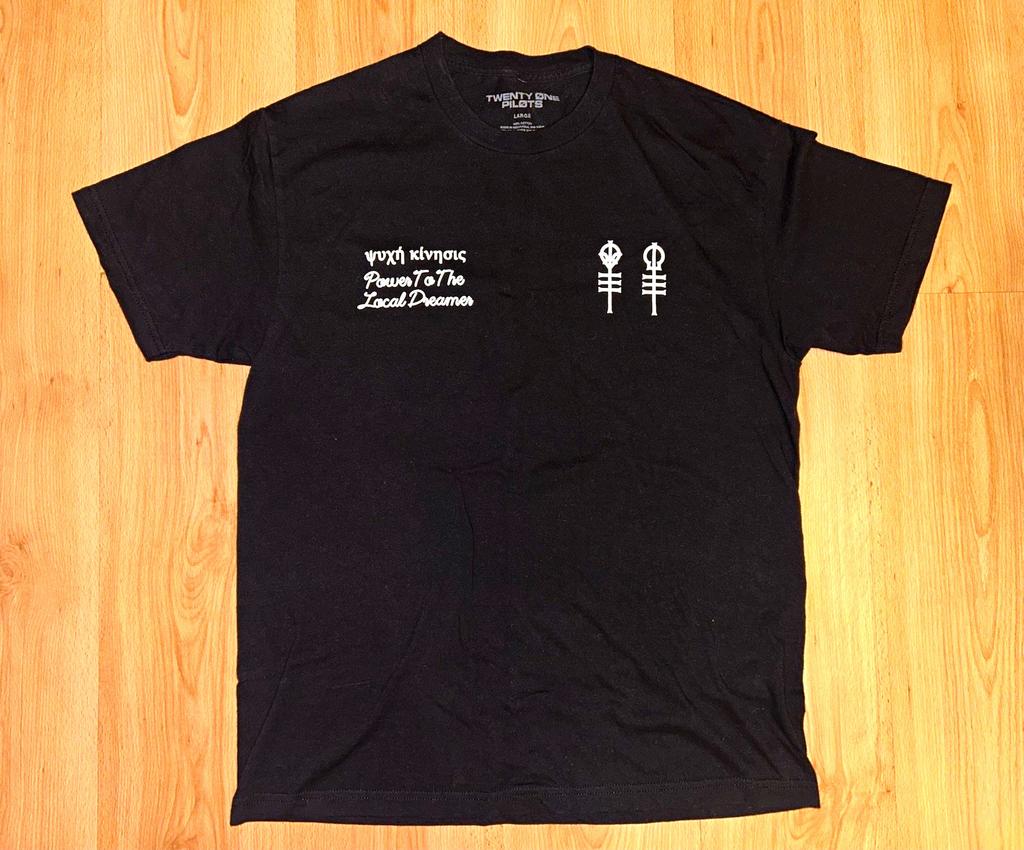 Twenty One Pilots Sahlo Folina Columbus Ohio Black T-shirt Large MTV Unplugged