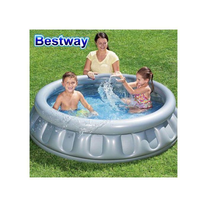 Piscine Gonflable - BESTWAY - Vaisseau Spatial - Asymétrique - Mixte - 157x41 Cm