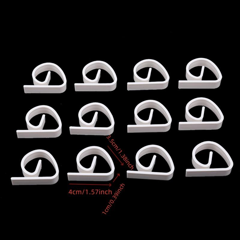 

12 шт. Прозрачные зажимы для скатерти, Зажим для скатерти для пикника, Ветрозащитные зажимы для держателя скатерти для дома, кухни, ресторана