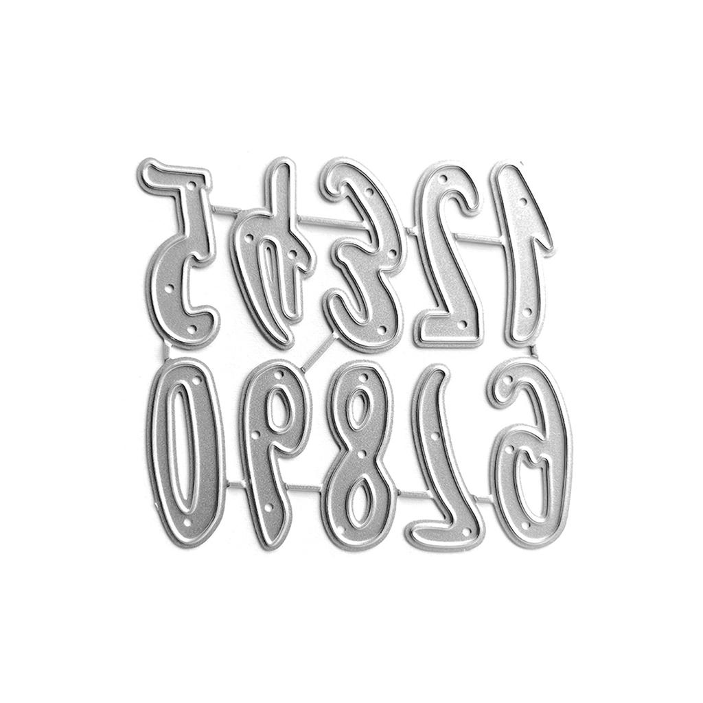 Metal Die Cuts Letter Number Embossing Stencil Cutting Dies for Card Making Scrapbooking Paper Craft DIY Template Mold