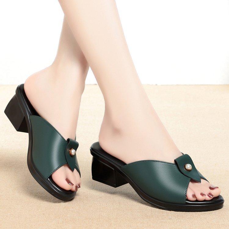 

Новые летние модные толстые высокие внешние тапочки, женская повседневная универсальная женская обувь в сказочном стиле 35