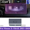 For Nissan X-TRA 2021-2023 Car interior Center console transparent TPU Paint protective film Anti scratch sticker LCD scree PPF