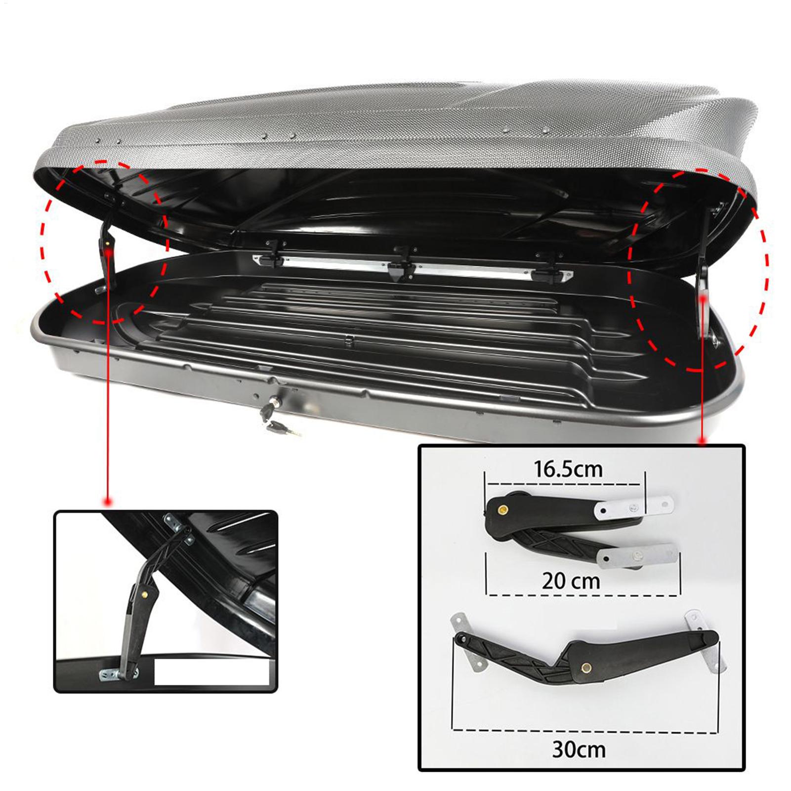 Braccio di Supporto Ammortizzato per Coperchio Box da Tetto Auto Ammortizzatore per Tetto Auto Portabagagli Staffe Portapacchi per una Migliore Gestio