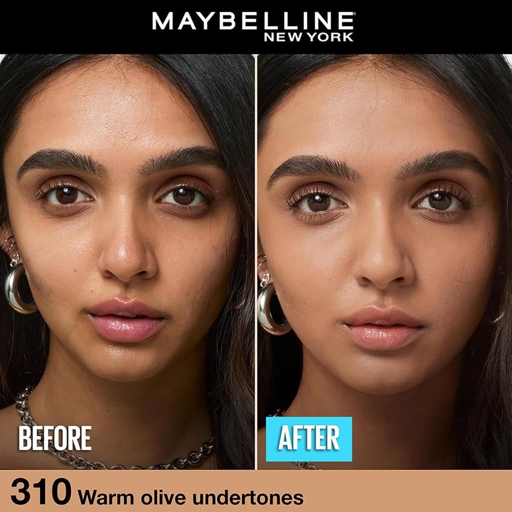 Maybelline New York Fit Me Matte Poreless Liquid Foundation 310, 30 Ml SPF 22 Natural Matte Finish for Oily Skin