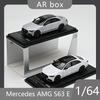 Майже Реальний AR бокс 1:64 Модель автомобіля Mercedes AMG S63 E зі сплаву колекція іграшка для хлопчика настільна прикраса подарунок на день народження