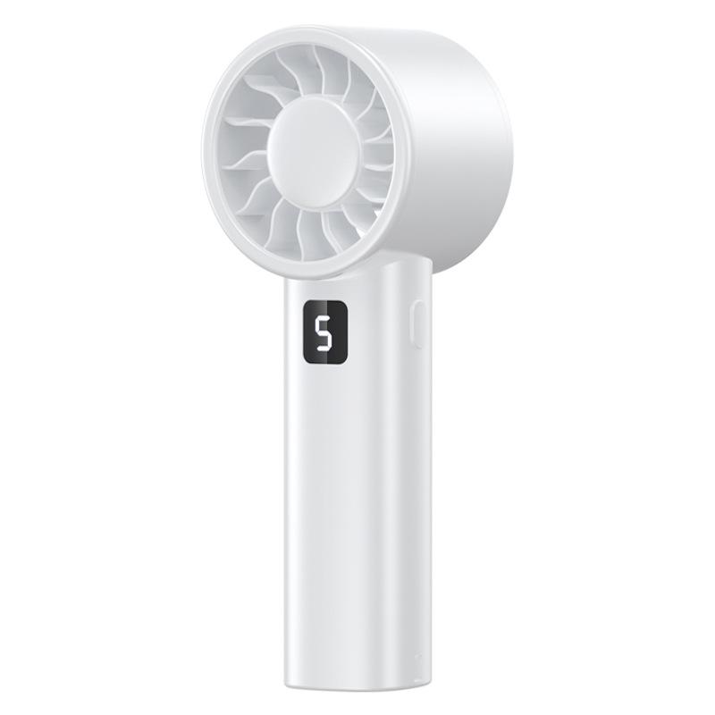 2026 High-Speed Portable Rechargeable Mini Fan with Digital Display