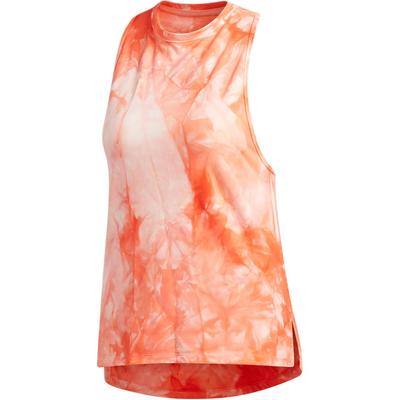 Parley Trg Tank Logo Moisture-Wicking Breathable Comfortable Round Neck Sports Vest Women Tops Orange ED6389