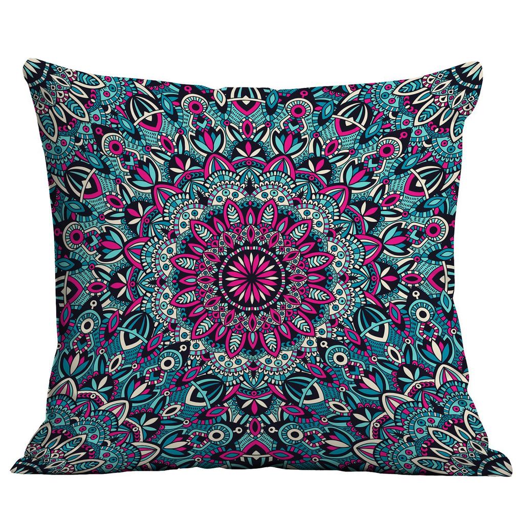 Ethnic Style Mandala Pillowcase New Style Painted Geometric Art Abstract Home Decoration Pillow Cushion Cover