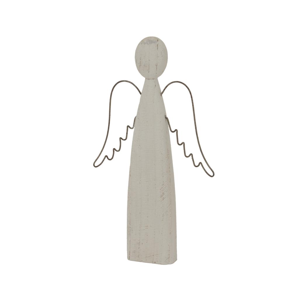 Hill Interiors White Washed Angel Christmas Decoration