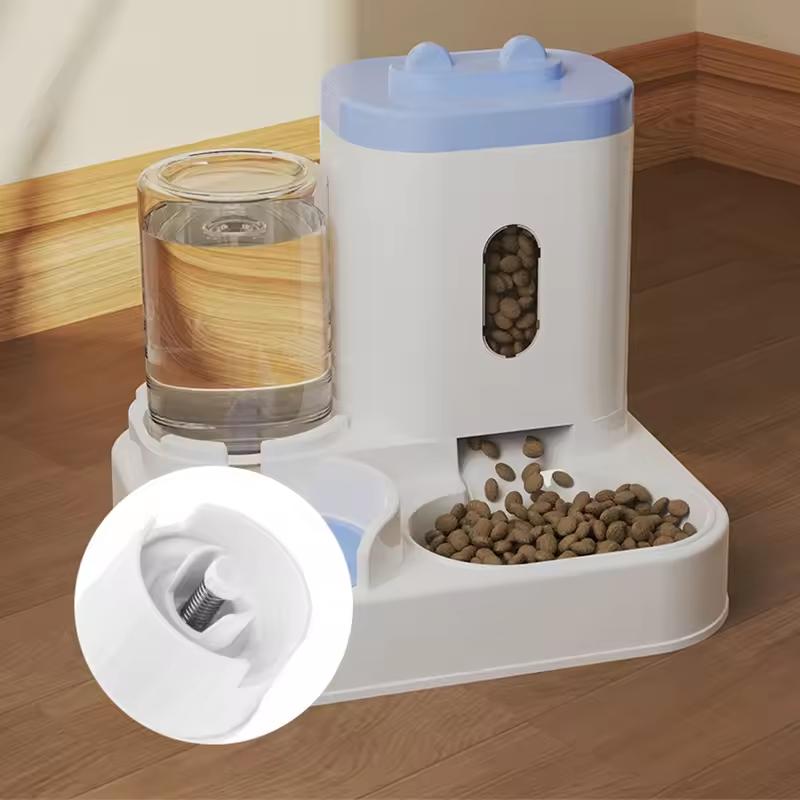 Pet large-capacity feeder integrated automatic water dispenser cat food bowl dog feeding bowl cat bowl dog bowl pet supplies