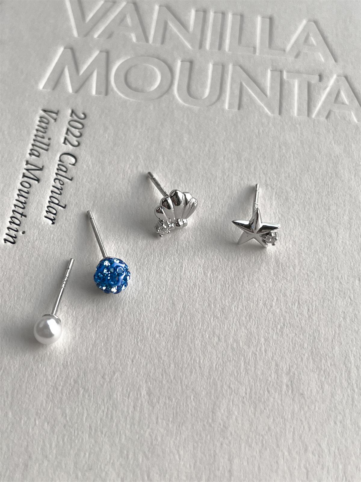 

925 стерлингового серебра летние жемчужные ракушки круглые серьги-гвоздики женские ins tide light роскошь нишевый дизайн высокое чувство темперамент мода 925 silver