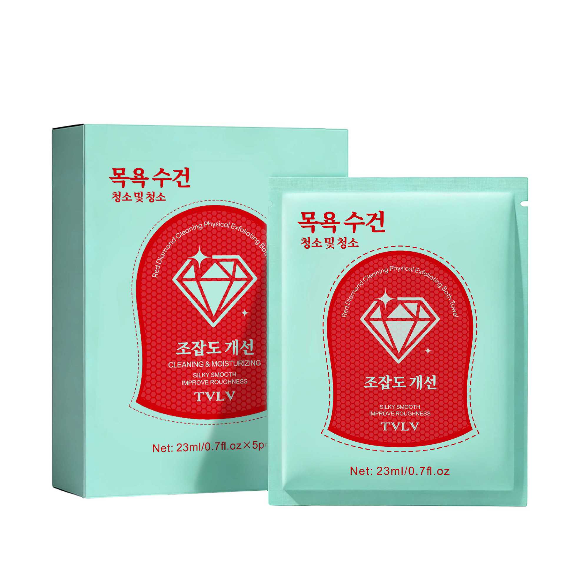 TVLV Disposable Bath Towels Portable Soft Cleansing Exfoliating Body Wipes 1