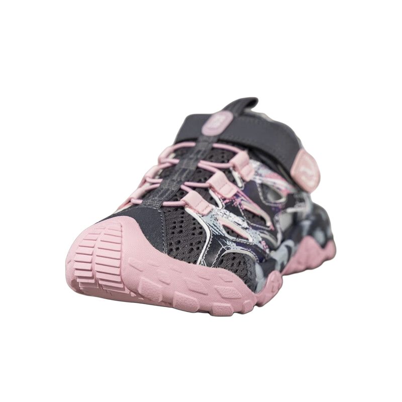 Li Ning Comfortable Fashionable Non-Slip Durable Low-Top Kids Sandals Kids Sandals Pink YKEV016-6
