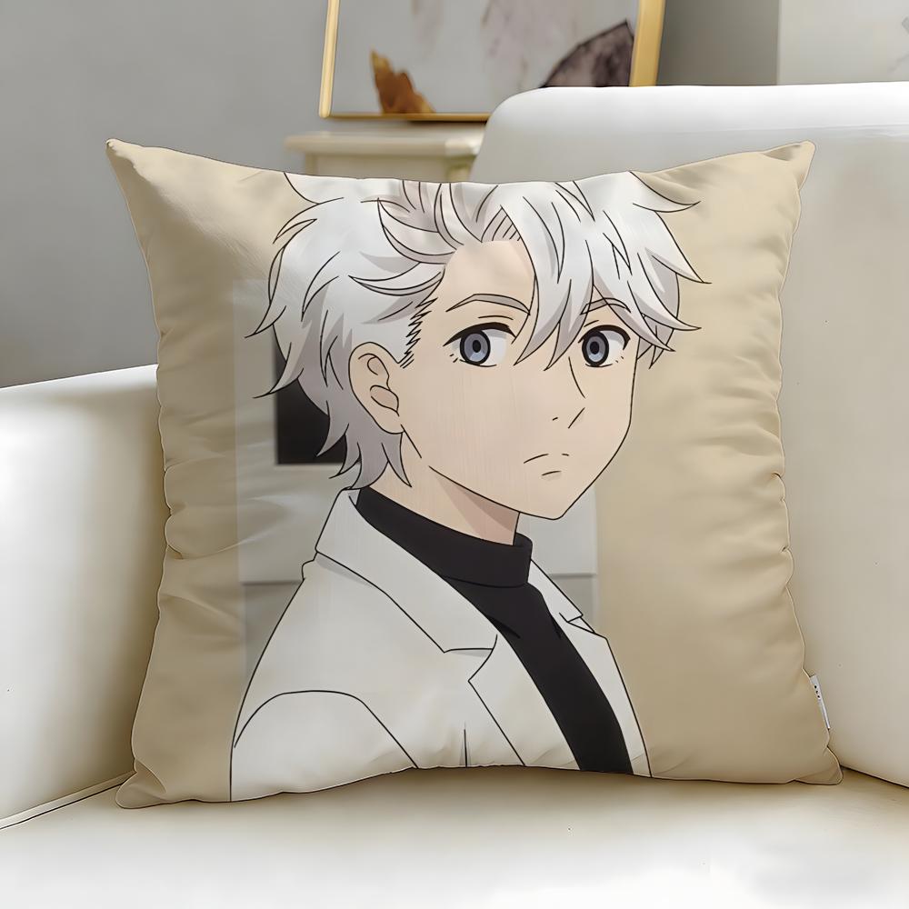 anime AI no Idenshi Cushion Cover Soft EasyWash Pillow Case Versatile for Couch Bed Travel and Office