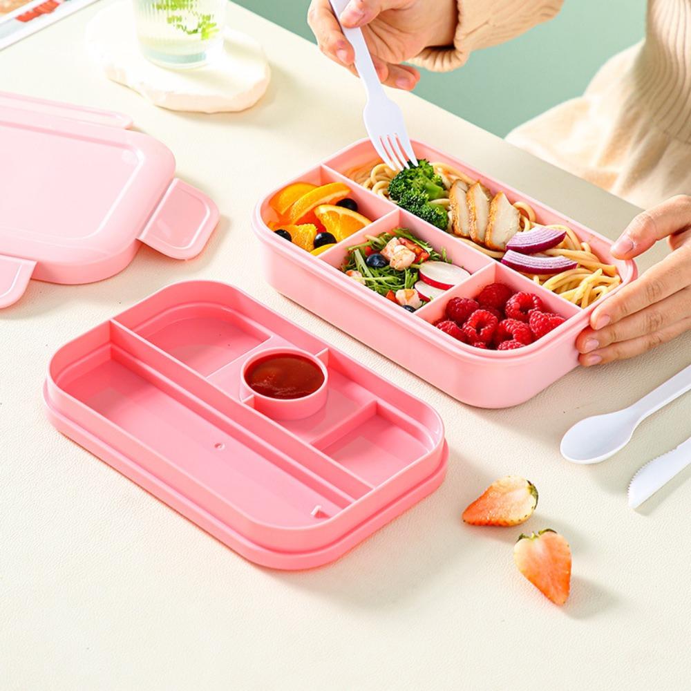 

with Fork and Spoon Children s Lunch Box Microwavable Lunch Container Travel