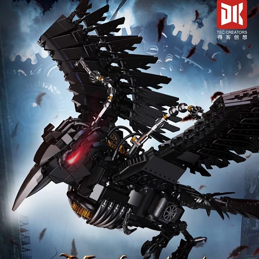Alta Qualità 1018 Pezzi Alta Qualità Steampunk Alta Qualità Corvo Alta Qualità Costruzione Alta Qualità Kit - Alta Qualità Meccanico Alta Qualità Uccello