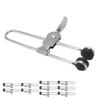 Lever Action Grid Clamp Multifunctional Stainless Steel Rust Proof Tile Mounting Clips Suspended Ceiling Tile Grip Clamps